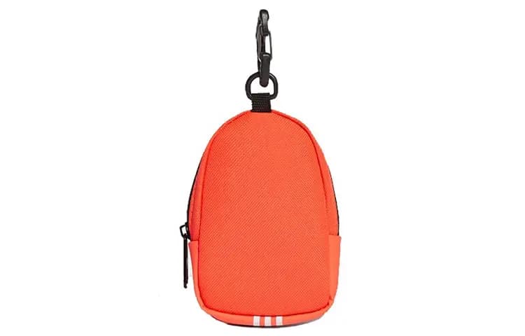 Adidas Recycled Polyester Pendant With Card Holder Key Pouch And Coin Purse Regular Unisex Orange 3