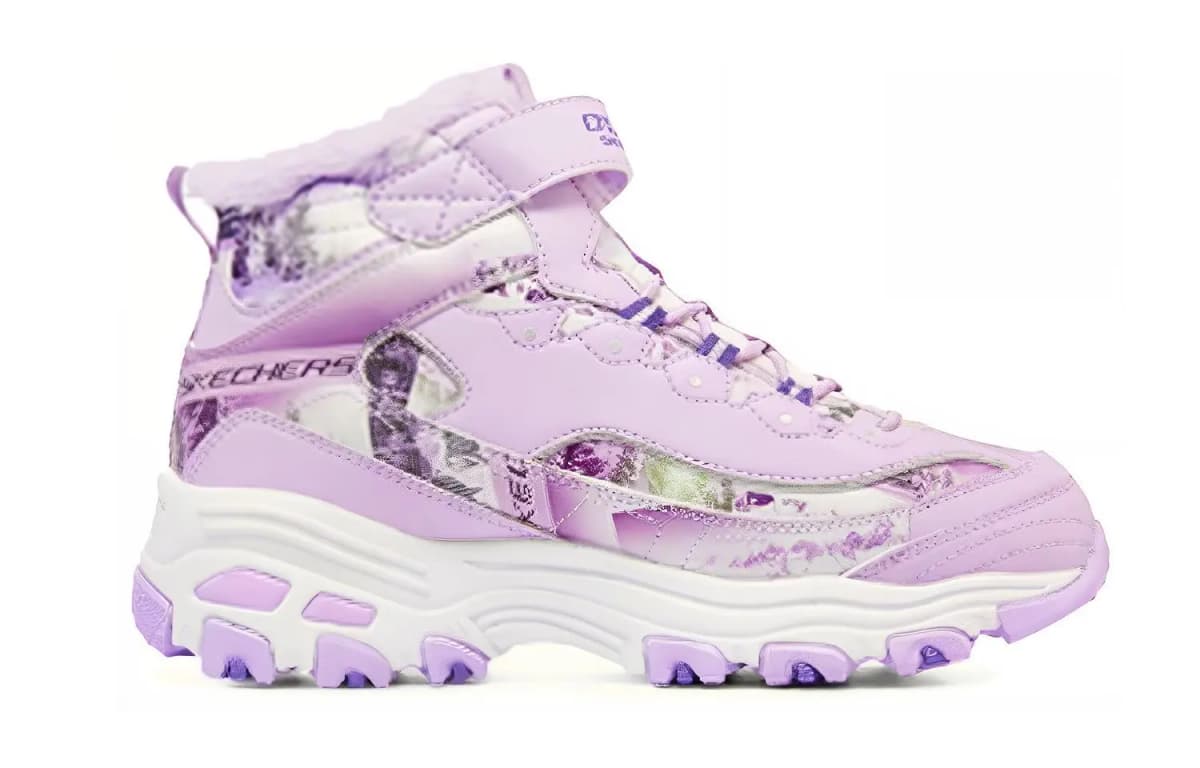 Skechers D'LITES Uşaq Gündəlik Ayaqqabısı Bənövşəyi/Ağ 2