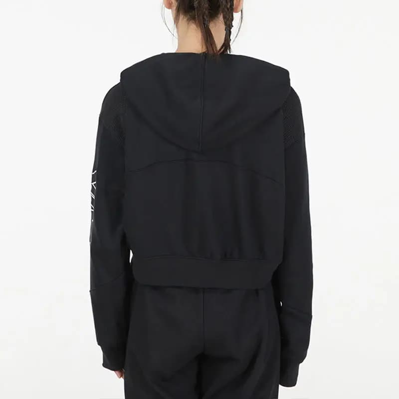 Nike Qadın Fleece Pencəyi Qara 5