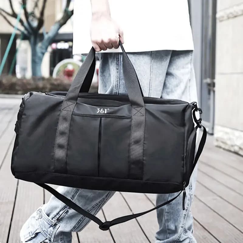 361° Unisex Yol Çantası Qara 5