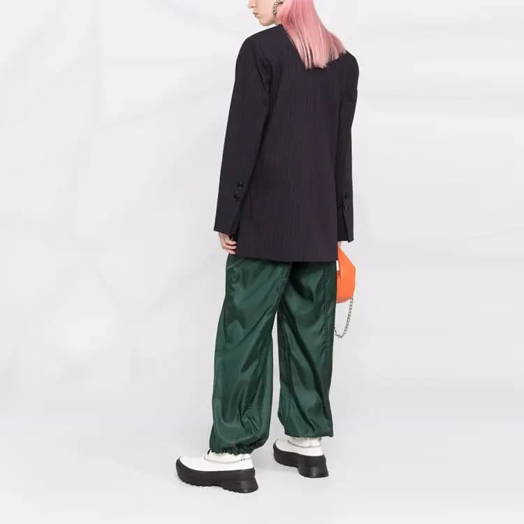 GANNI Stretch Stripe Blazer 'Sky Captain' 3