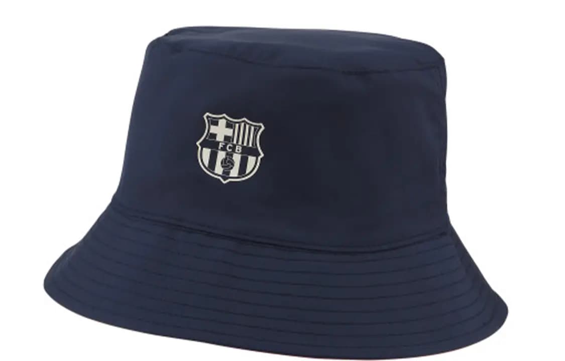 Nike FC Barcelona Unisex Panama Şlyapa Qırmızı/Qara 3