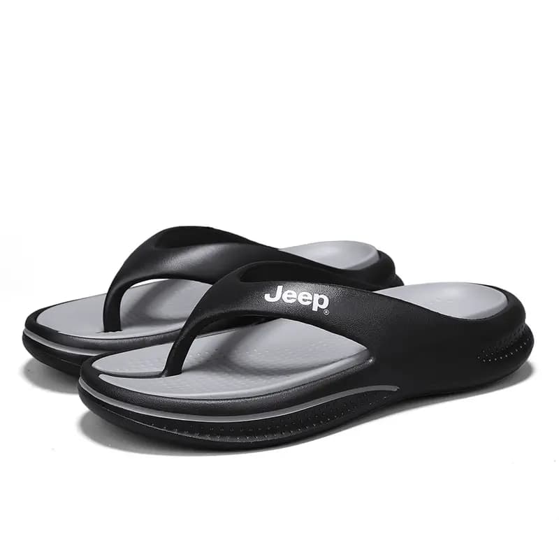 Jeep Comfort Versatile EVA Quick-Dry Flip-Flops Unisex 10