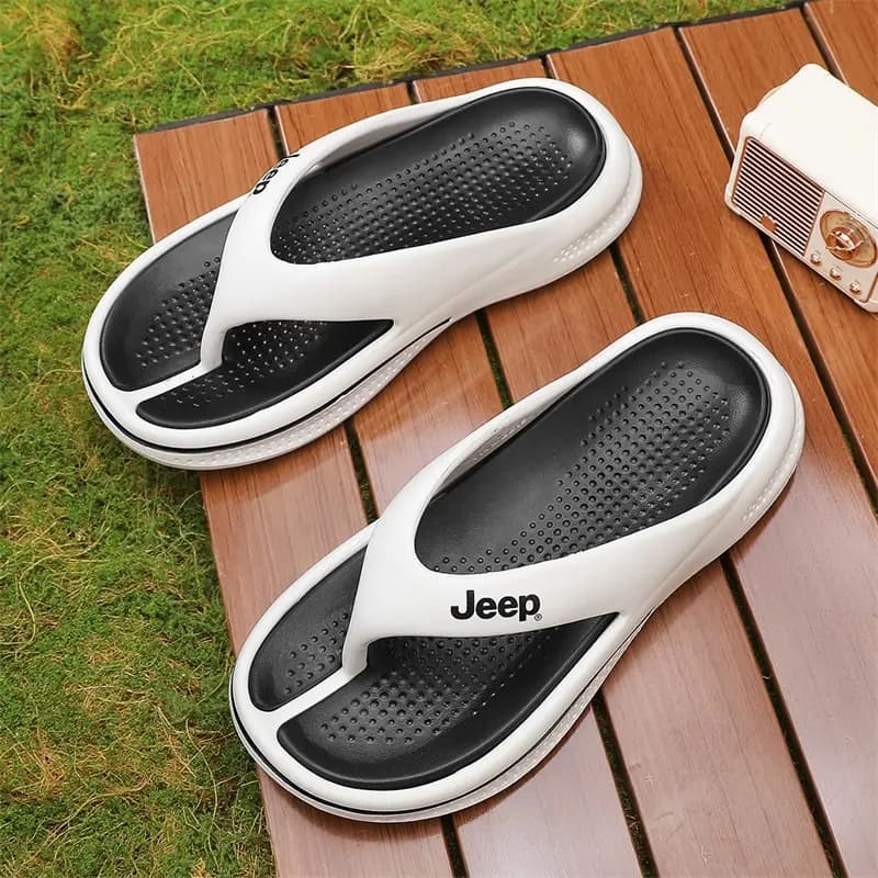 Jeep Comfort Versatile EVA Quick-Dry Flip-Flops Unisex 7