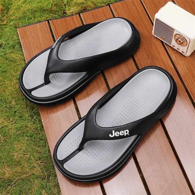 Jeep Comfort Versatile EVA Quick-Dry Flip-Flops Unisex 14
