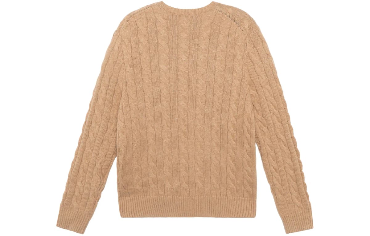 Polo Ralph Lauren Hörgü Naxışlı Kişi Sviteri Xaki 2