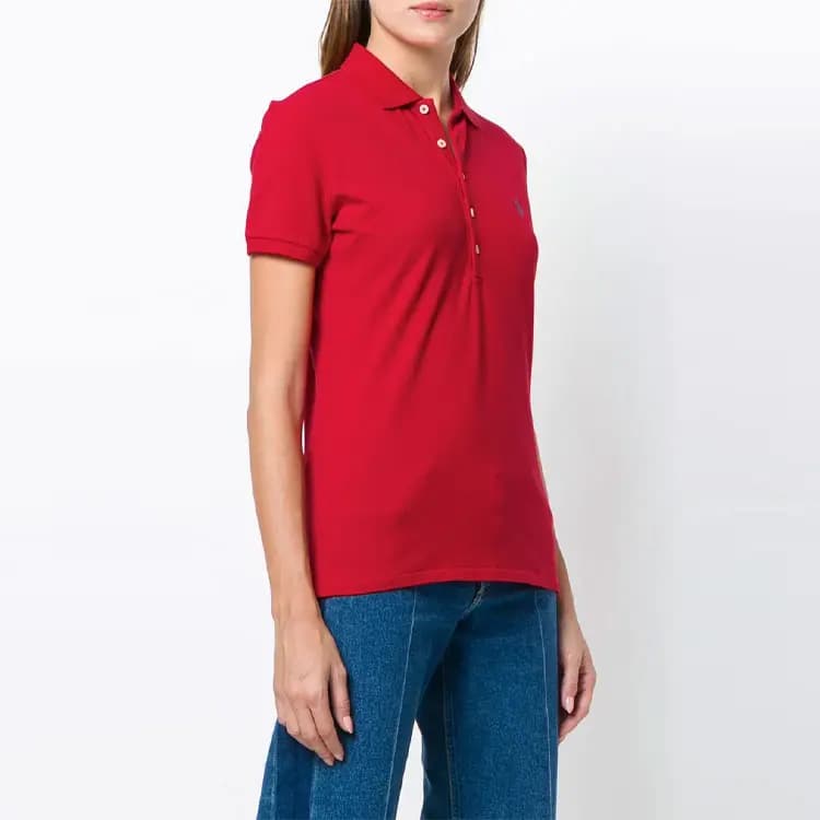 Polo Ralph Lauren SS22 Polo Qadın Qırmızı 3