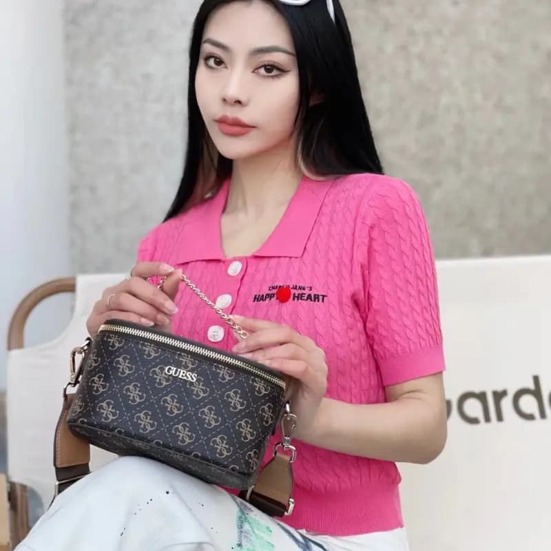 GUESS PU Good Looking Backpack Makeup Bag Shoulder Bag Small Women's 4