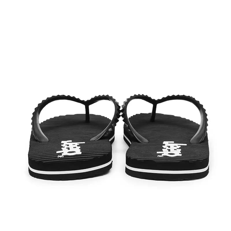 Jeep Simple Casual Versatile Comfortable Outdoor Flip-Flops Men's Black 5
