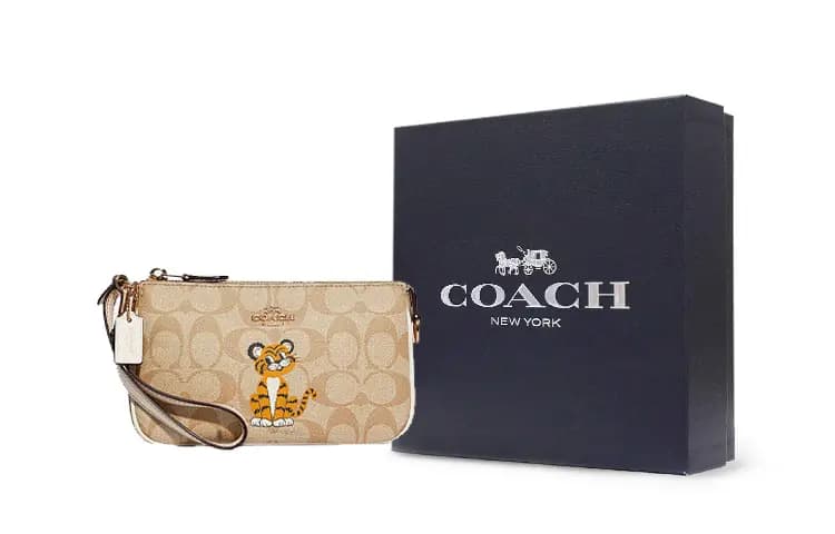 COACH Nolita 19 Dəri Qadın Çantası Xaki/Ağ 4