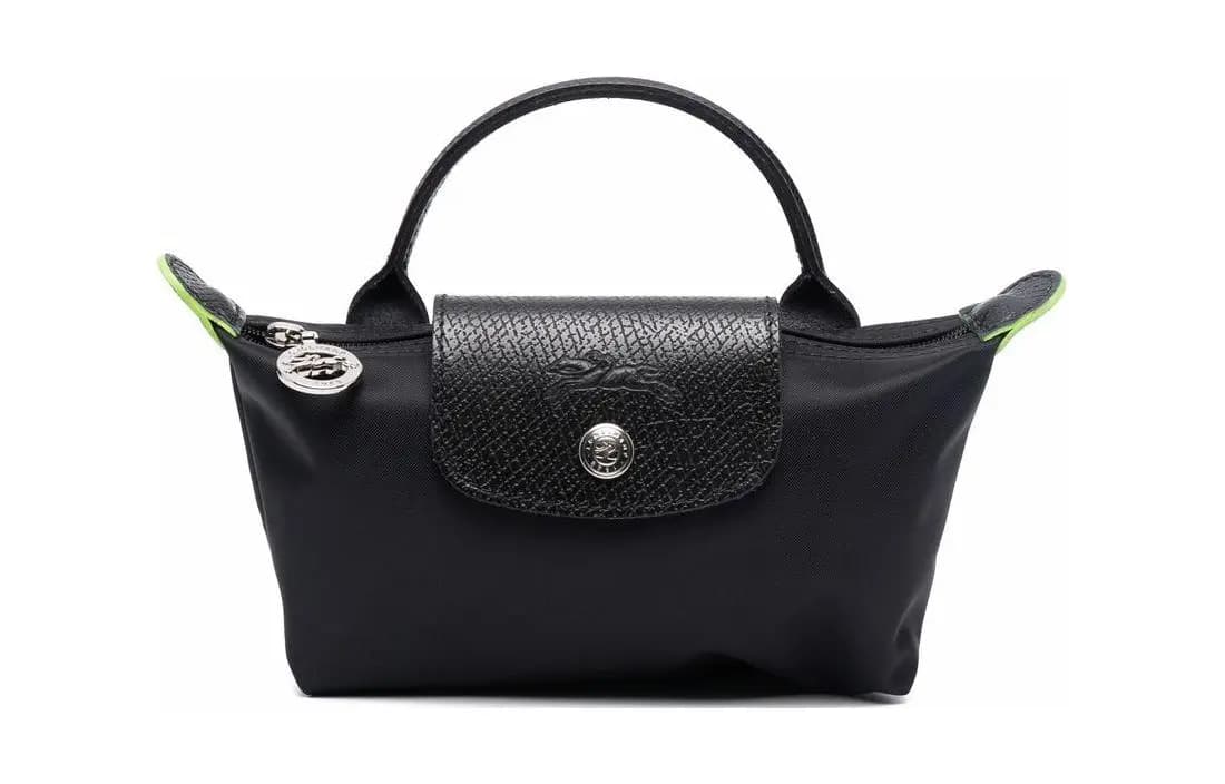 LONGCHAMP Le Pliage Green Əl Çantası Qadın Qara