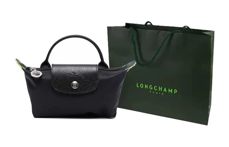 LONGCHAMP Le Pliage Green Əl Çantası Qadın Qara 3