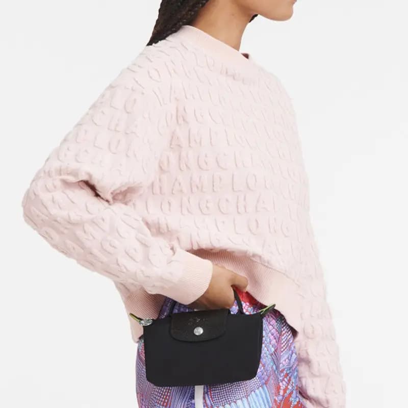 LONGCHAMP Le Pliage Green Əl Çantası Qadın Qara 5
