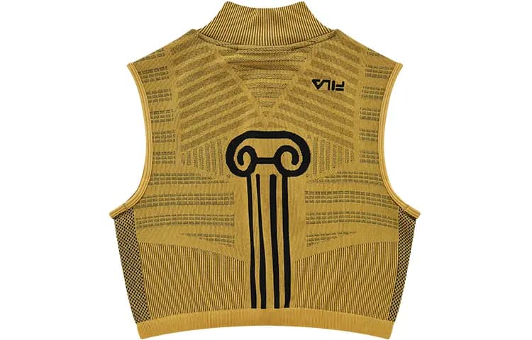 Aries X FILA FUSION Qadın Maykası Sarı/Qızılı 2