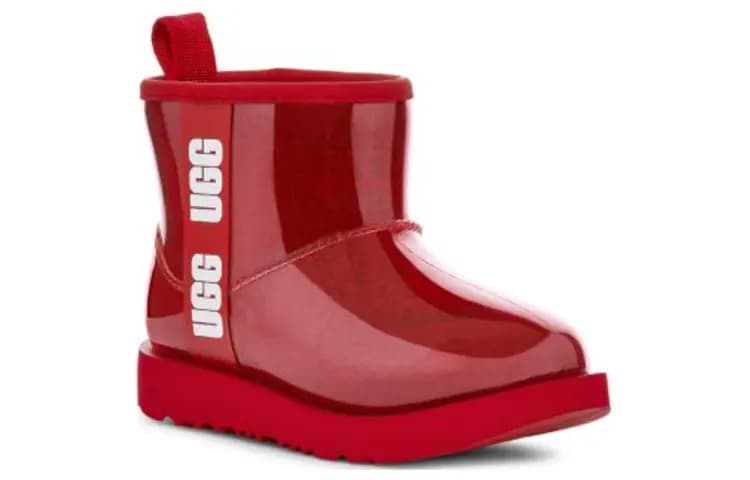UGG Classic Clear Mini II Uşaq Çəkməsi Qırmızı 3