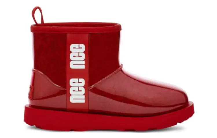 UGG Classic Clear Mini II Uşaq Çəkməsi Qırmızı 2