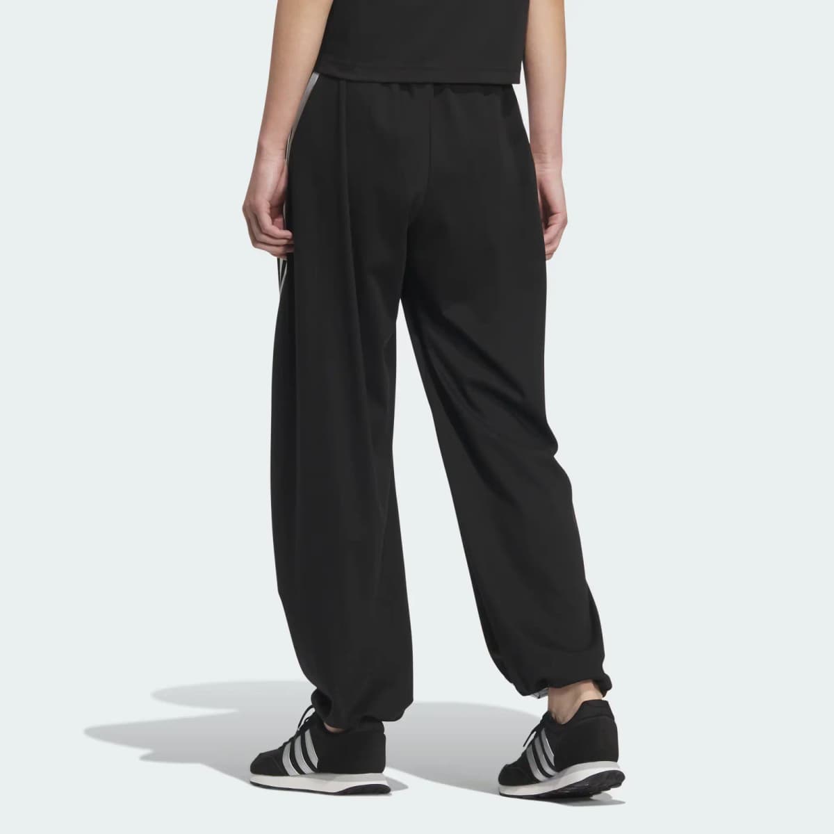 adidas SS25 BANANA KNIT JOGGERS Qadın Şalvar Qara 3