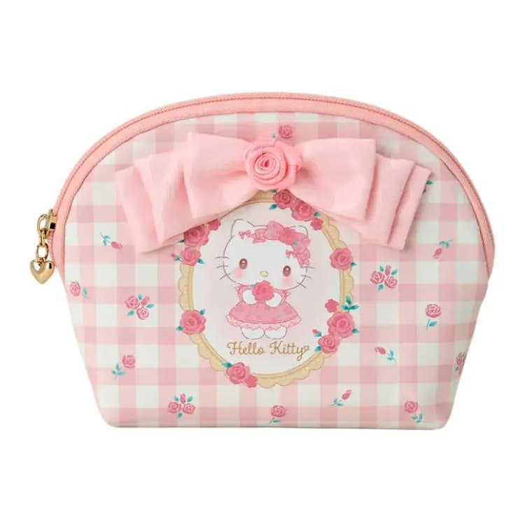 Sanrio Hello Kitty Polyester Makiyaj Çantası Qadın Çəhrayı