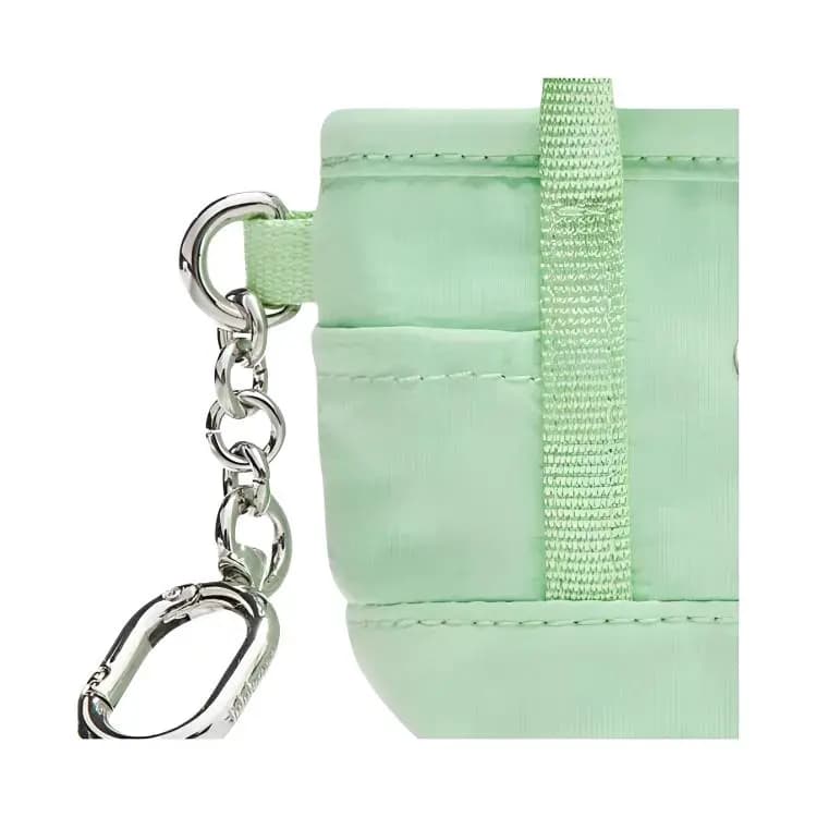 lululemon Daily Brand Logo Classic Recycled Nylon Coin Purse Women's Lime Green 4
