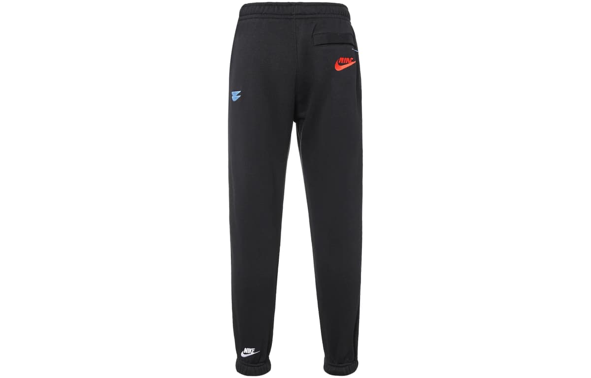 Nike Logo Embroidered Long Jogger Sweatpants Spring Men's Black 2