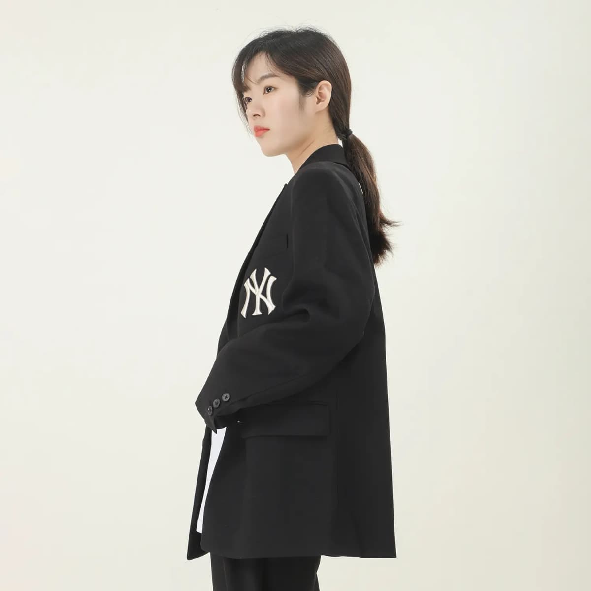 MLB Base Logo Unisex Kostyum Qara 8