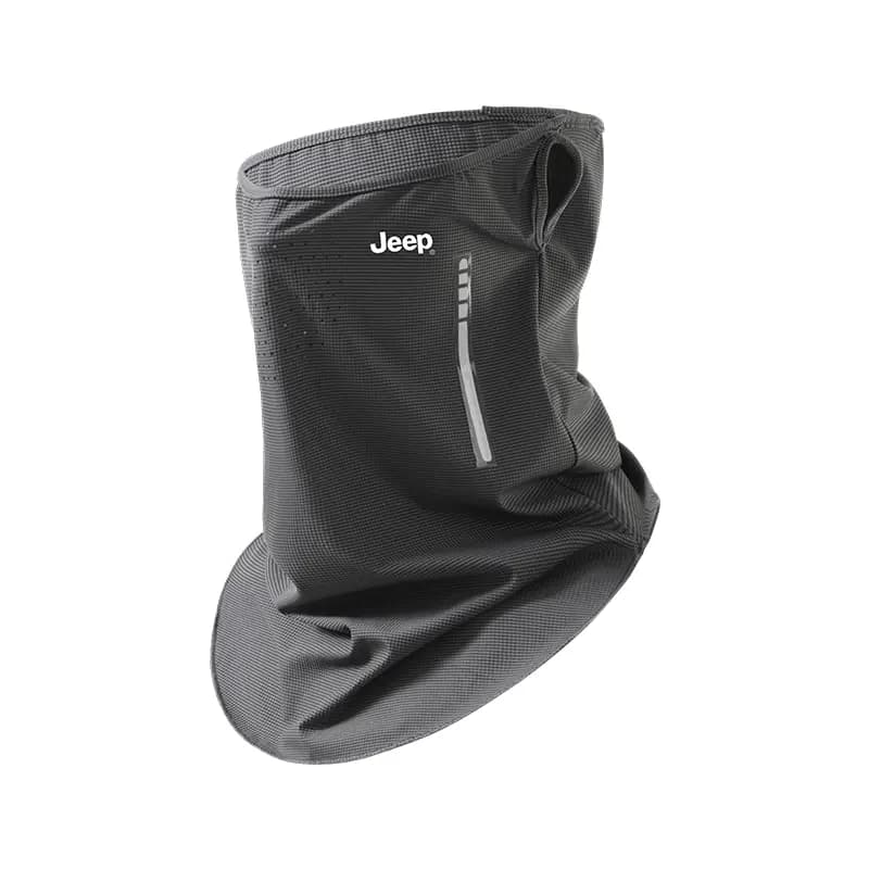 Jeep Cycling Mask Full Face Neck Cover UV Protection Neck Gaiter Summer Ice Silk Breathable Face Cover Driving Running Cycling Motorcycle Fishing Mountaineering Sun Visor Ear Loop Scarf Thin Sunscreen Face Mask Men's 5