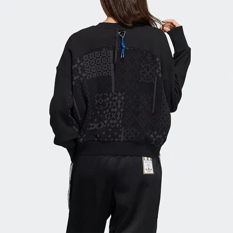 adidas Originals CNY Qadın Sweatshirt Qara 3