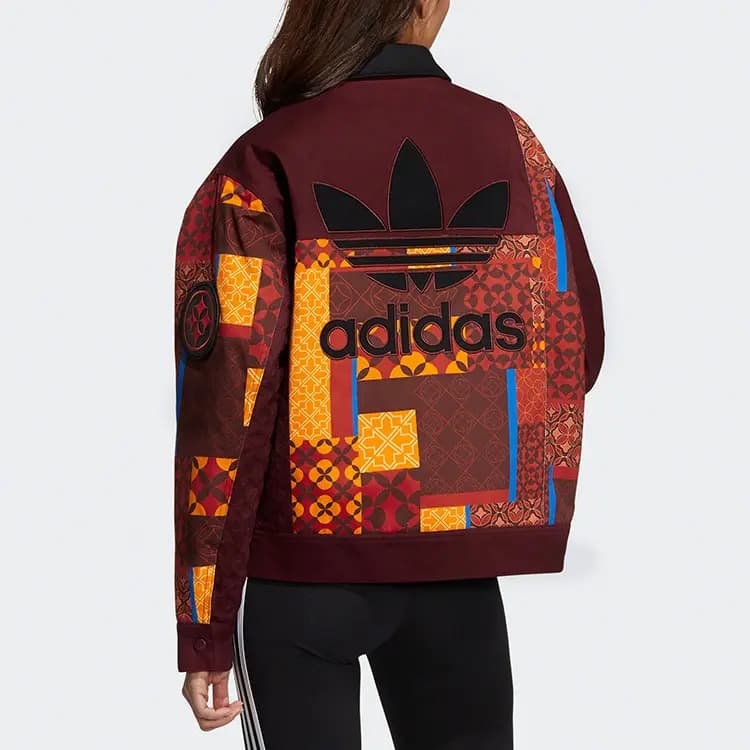 Adidas Originals Puffer Jackets Women's Dark Red 4