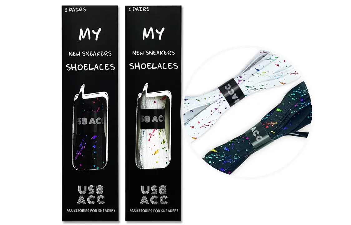 US8ACC Polyester Shoelaces Unisex