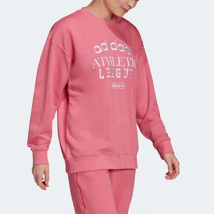 adidas Originals Trefoil Qadın Sweatshirt Magenta 4
