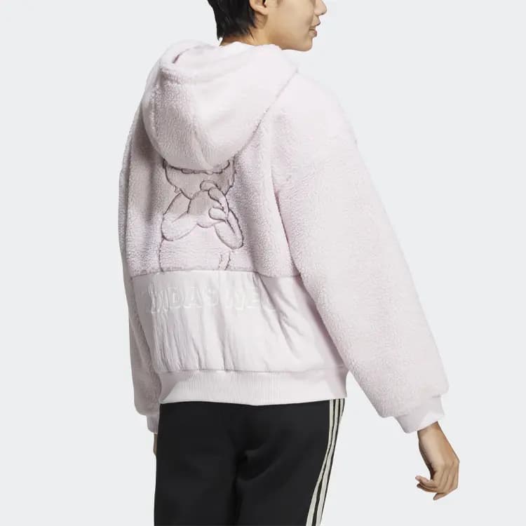 Sesame Street X Adidas Neo Qadın Puffer Kurtkası Çəhrayı 3