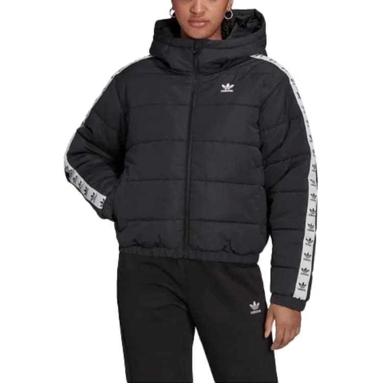 adidas Originals Qadın Puffer Pencəyi Qara 4