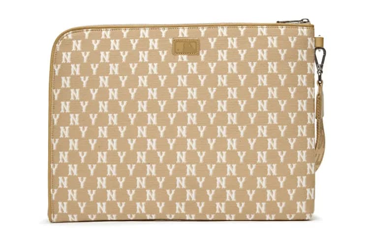 MLB Monogram Series NY Clutch Çanta Xaki 3