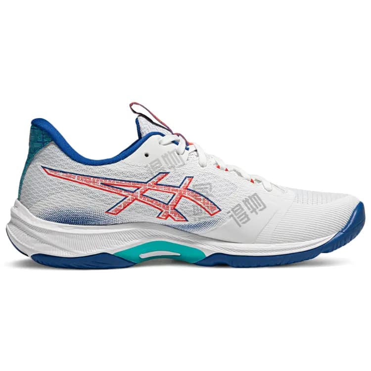 Asics Netburner Ballistic FF Unisex Məşq Ayaqqabısı Ağ/Mavi 2