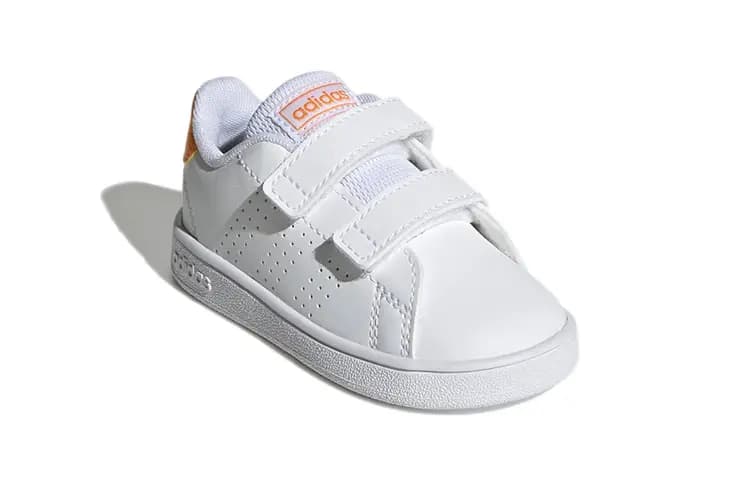 TD Kids adidas neo Advantage Low-Top Casual Board Shoes White 3