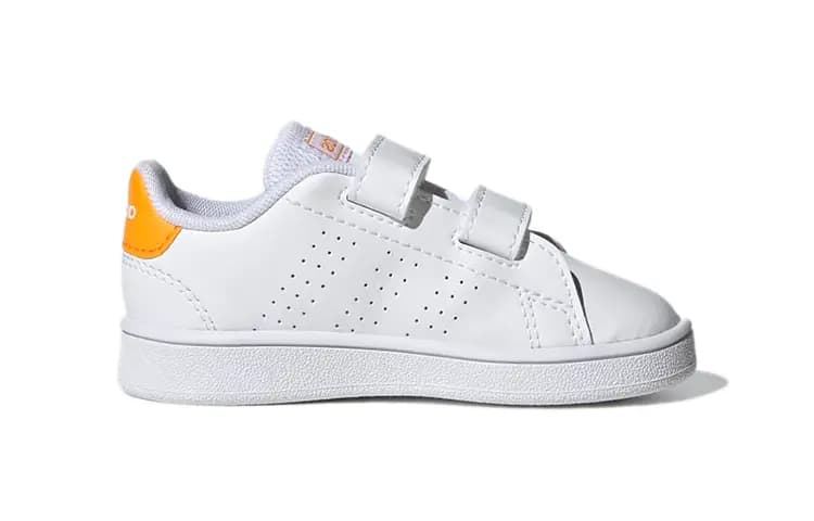 TD Kids adidas neo Advantage Low-Top Casual Board Shoes White 2