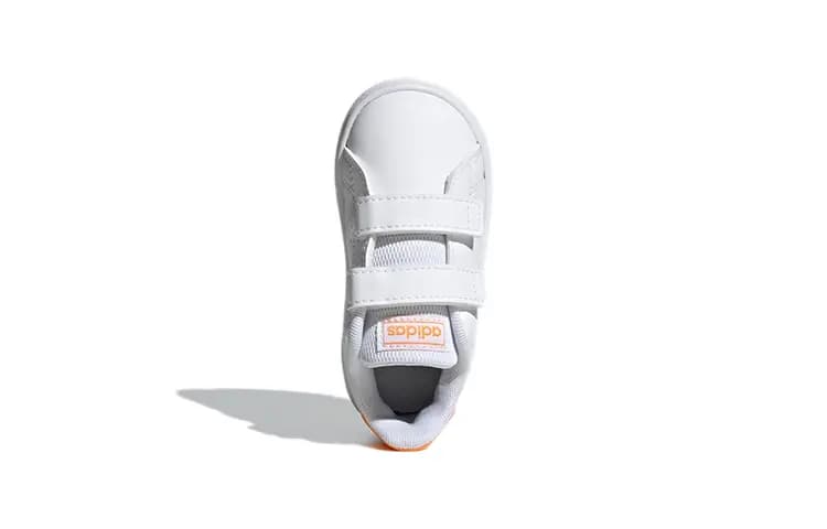TD Kids adidas neo Advantage Low-Top Casual Board Shoes White 5