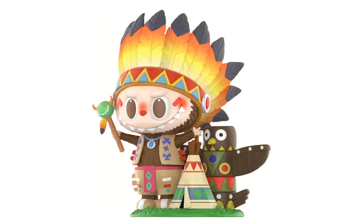 POP MART LABUBU Indian Hang Tag Box 100%