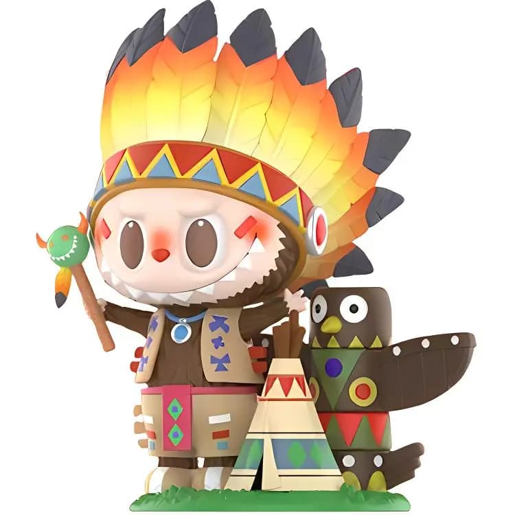 POP MART LABUBU Indian Hang Tag Box 100% 4