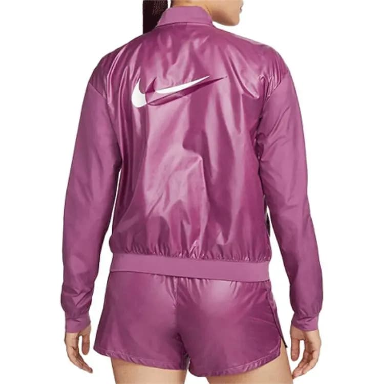 Nike Cropped Coats Women's Purple 4