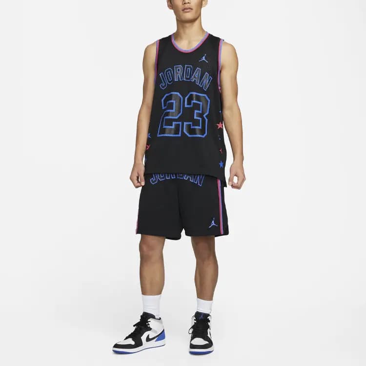 Jordan Basketball Training Sports Vest Black 3