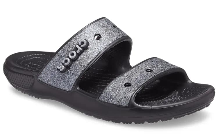 Crocs Classic Glitter Ii Sandal 'Black' 3