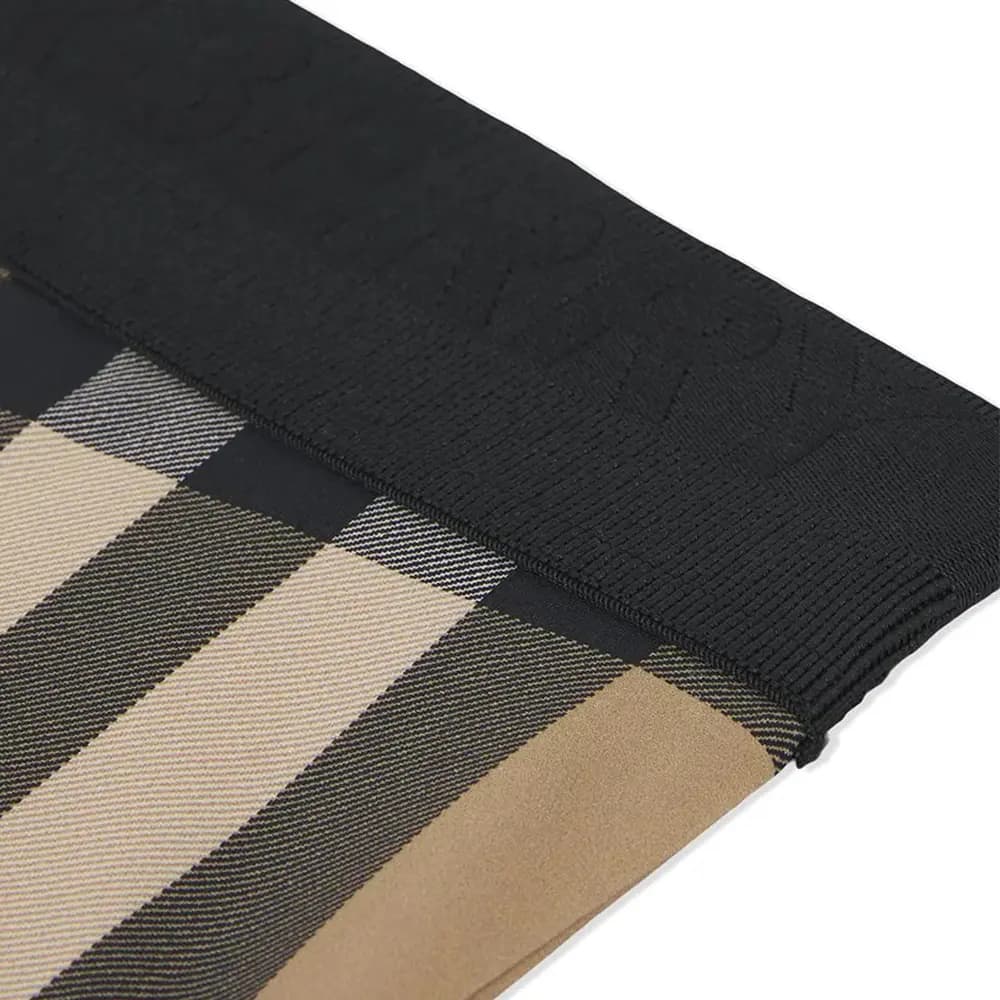 Burberry Loungewear Pants Plaid Mid-Rise Elastic Casual Brown Kids 5