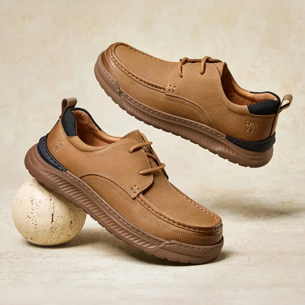CAMEL Retro Casual Comfortable Work Shoes Men's 3