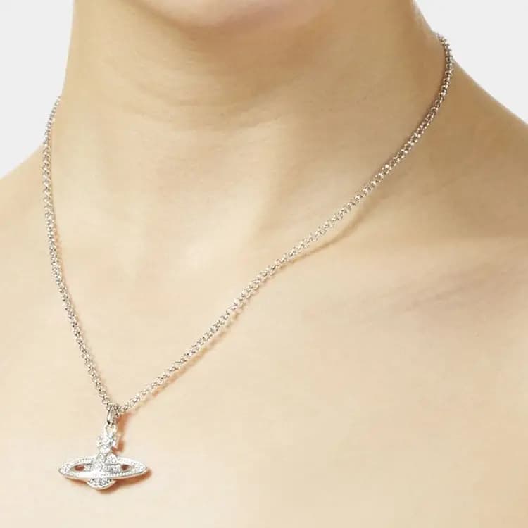 Vivienne Westwood Mini Bas Relief Pendant Boyunbağı 7