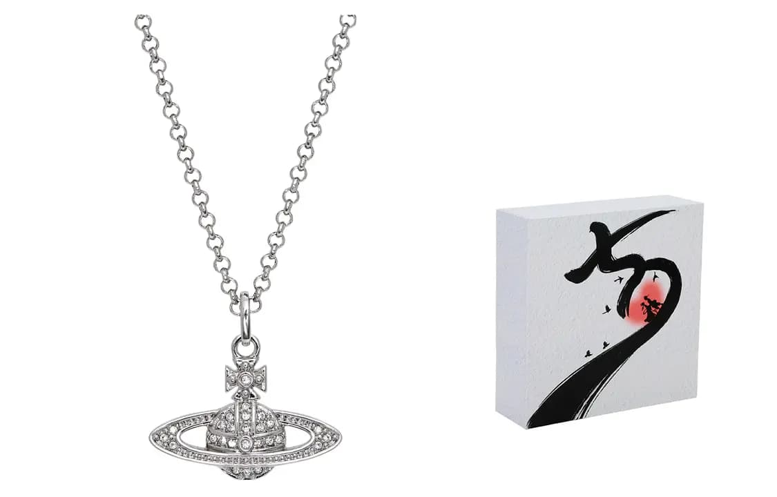 Vivienne Westwood Mini Bas Relief Pendant Boyunbağı 6
