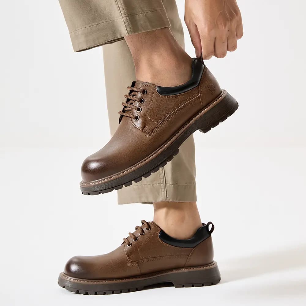 CAMEL Men's Comfortable Casual Retro Work Boots 13