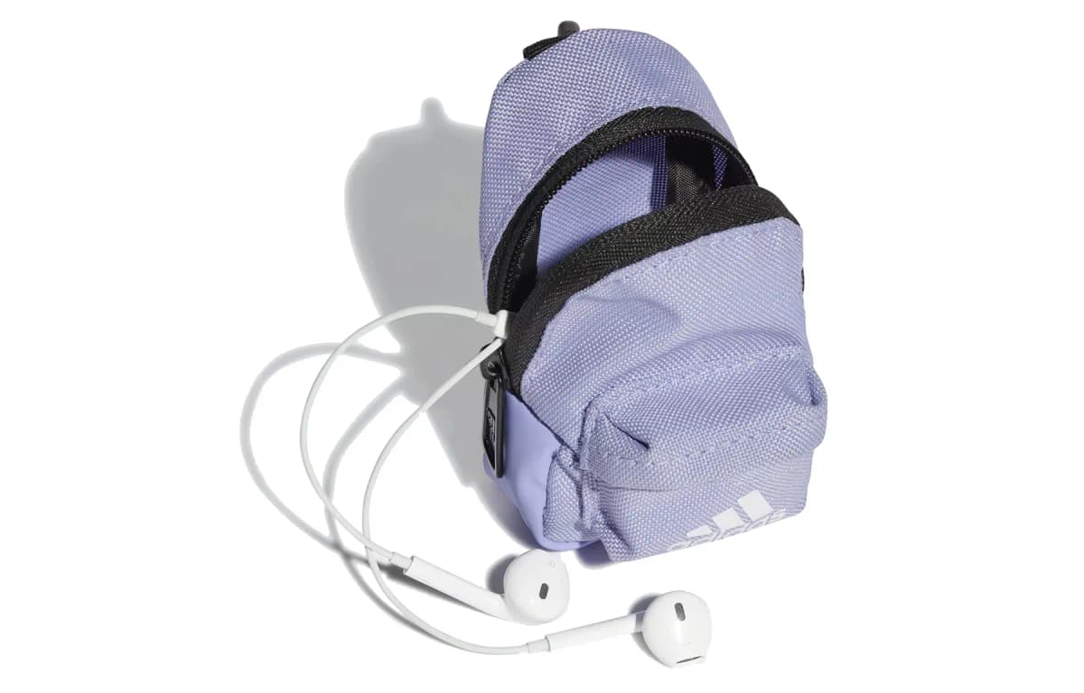 Adidas Polyester Storage Bag Coin Purse Mini Unisex Light Purple 4