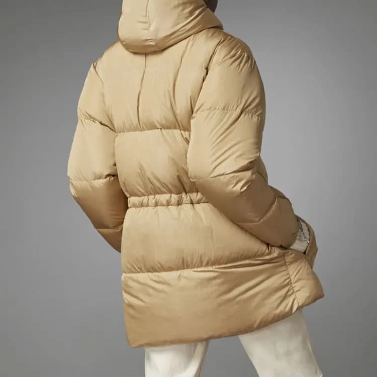 Adidas Originals Clover Series Outfit Down Jackets Women's Light Khaki 3