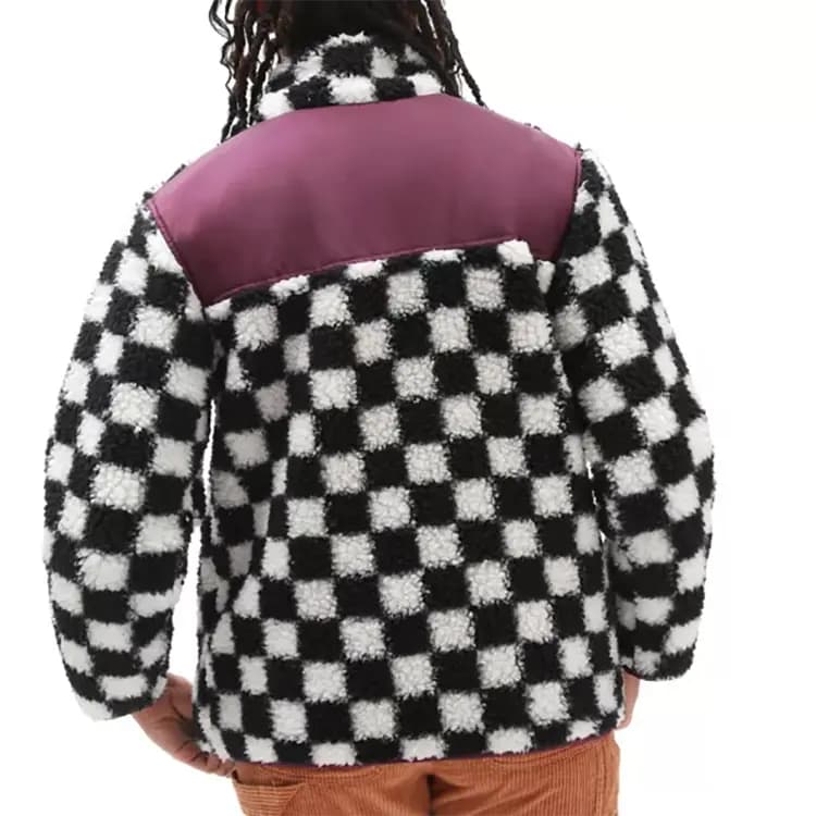 Vans Velvet Jackets Women's Black/White 4